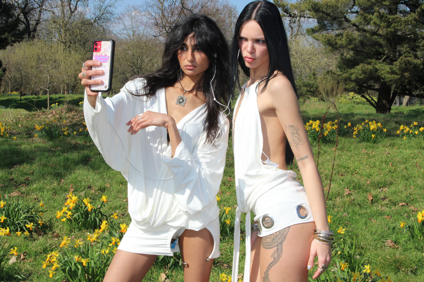 Eyelet Skort