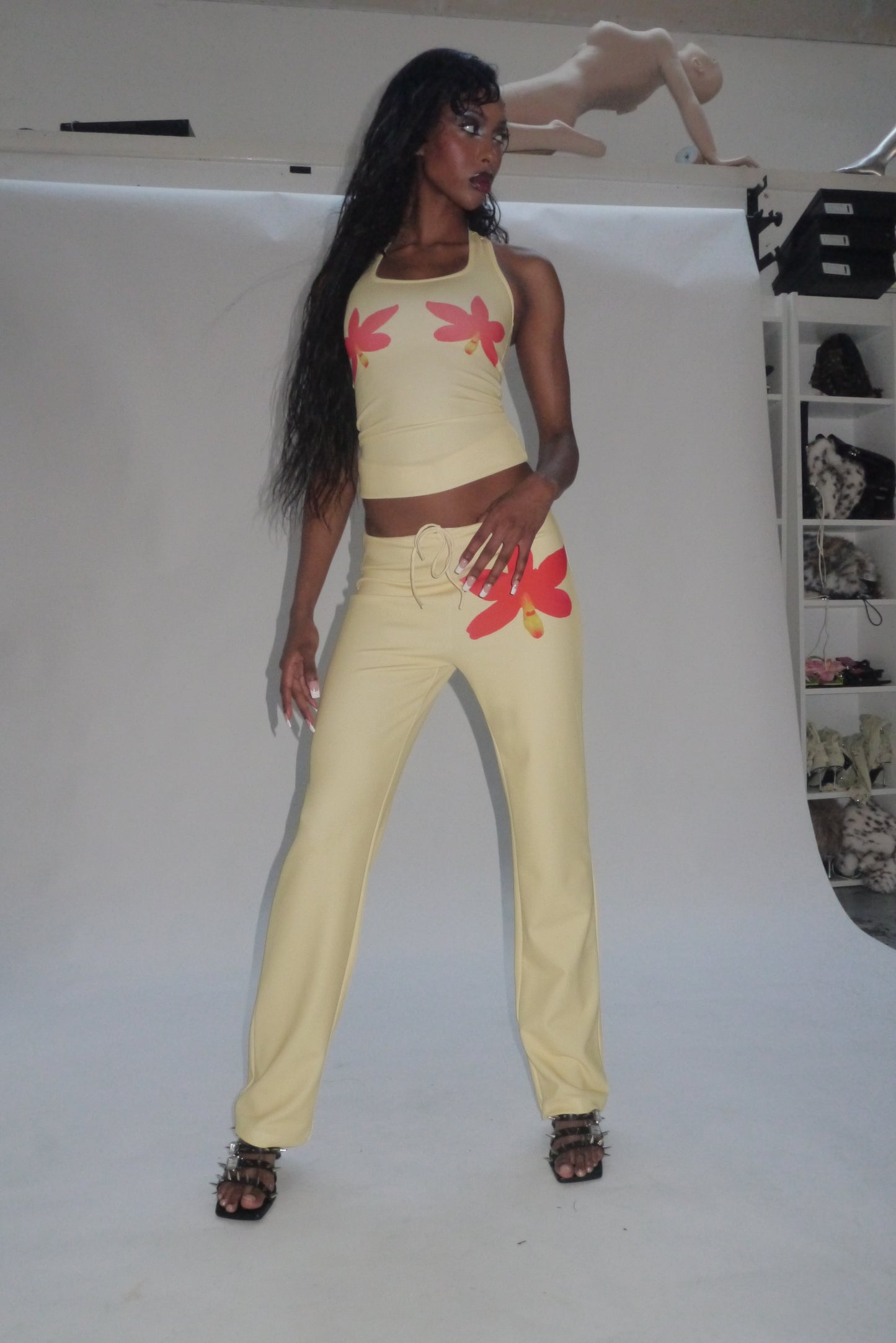 Red Orchid Trousers