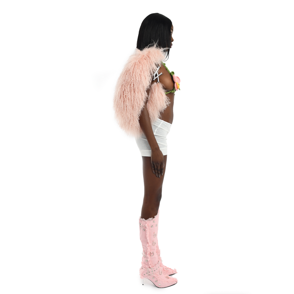 Mongolian Fur Shoulder Bag