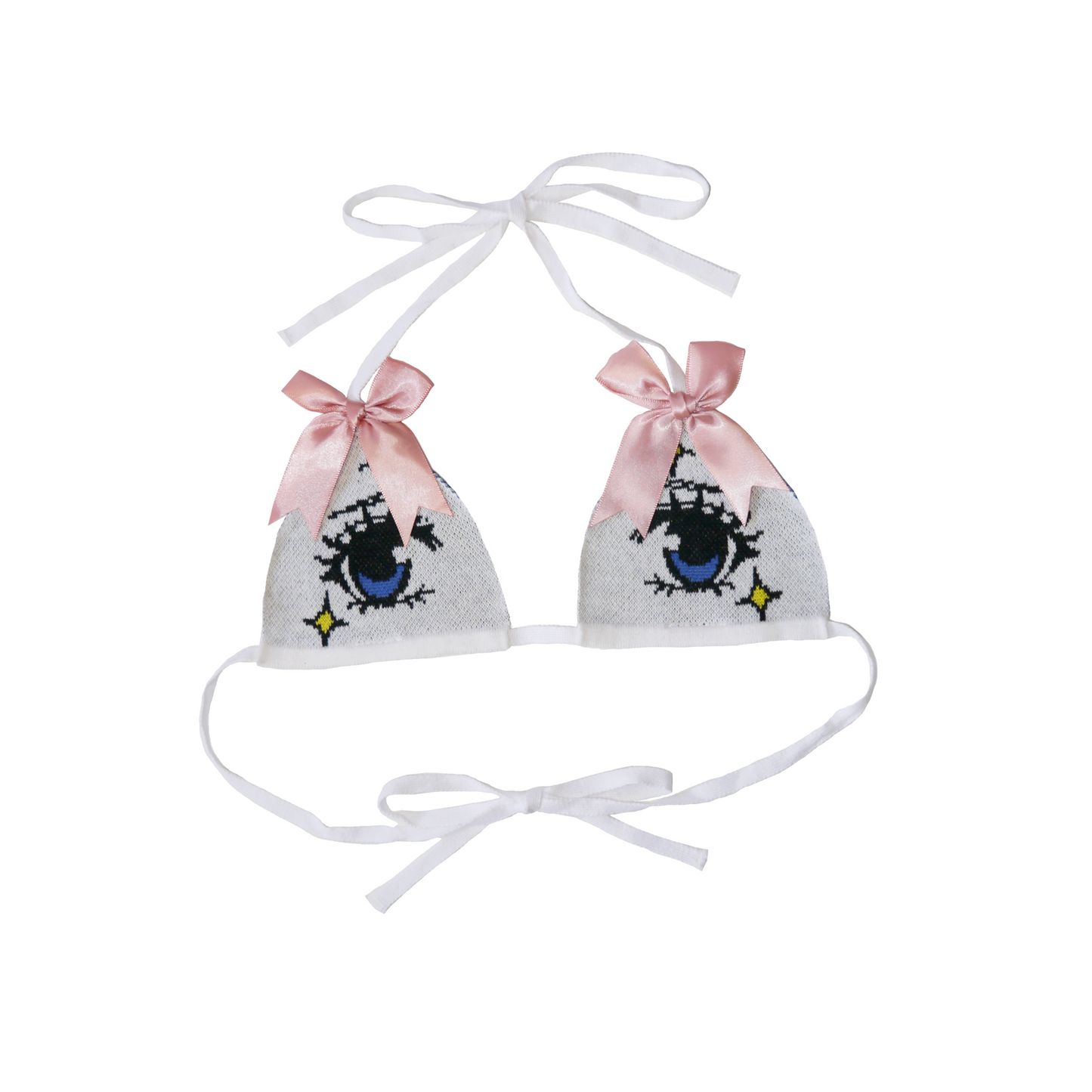 Anime Eyes Bikini Top