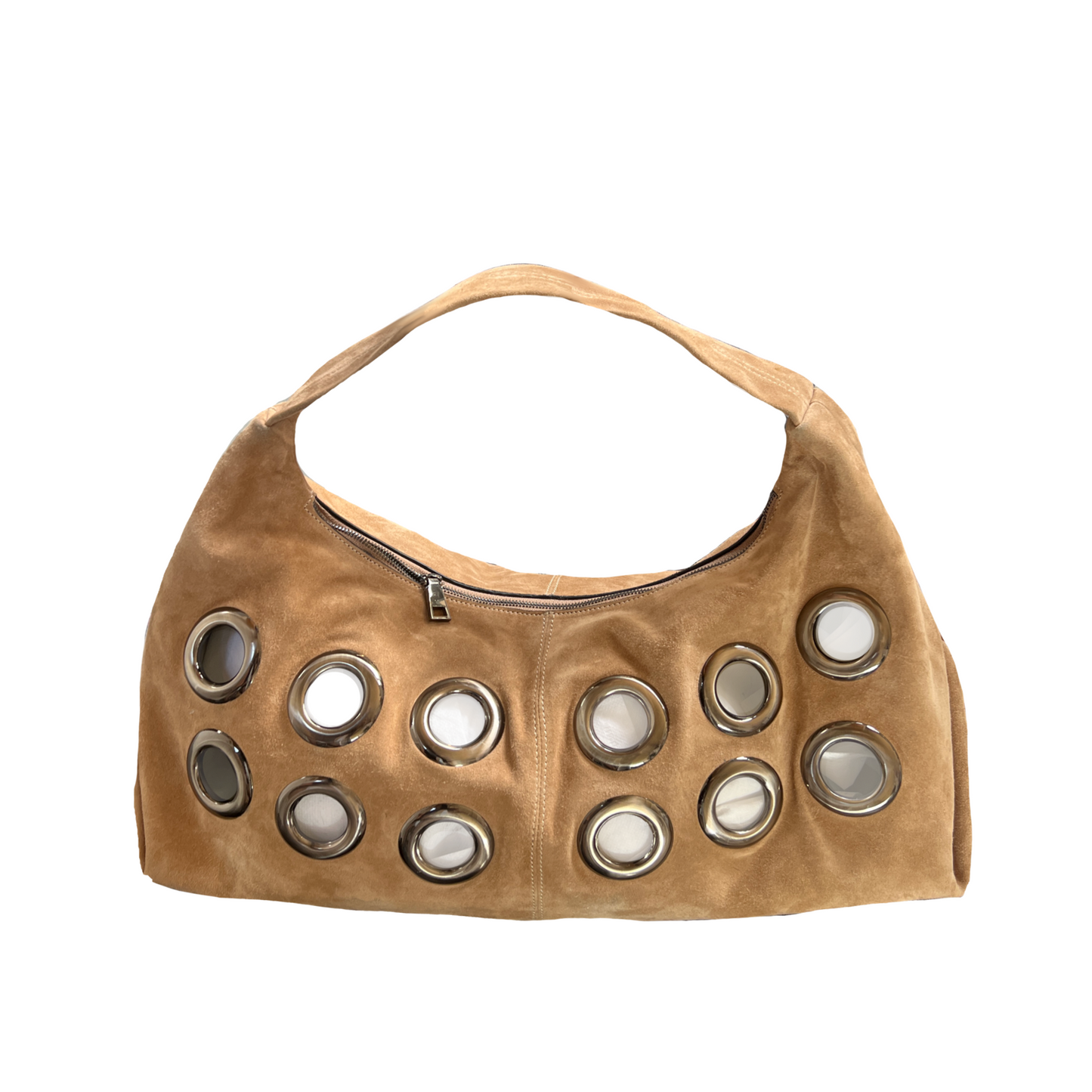 Eyelet Suede Bag