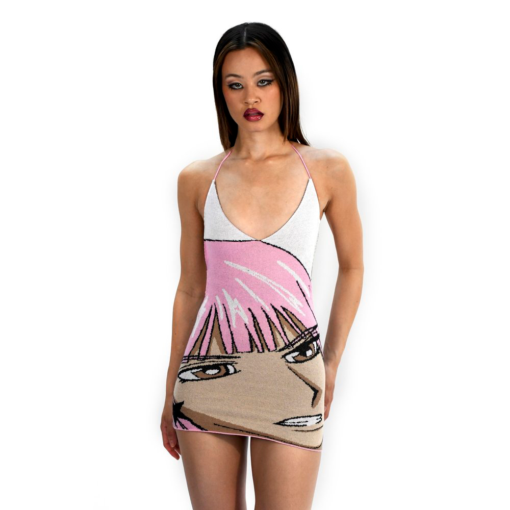 Pink Anime Dress