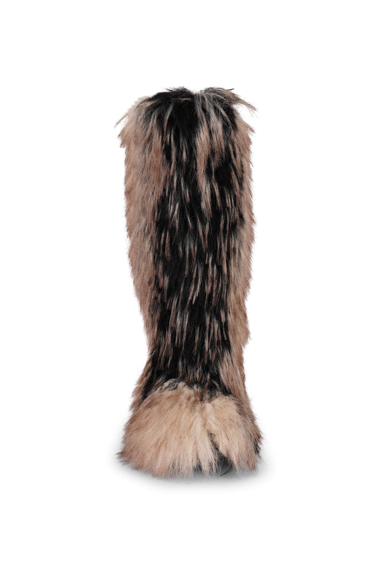 Faux Fur Boots in Multi