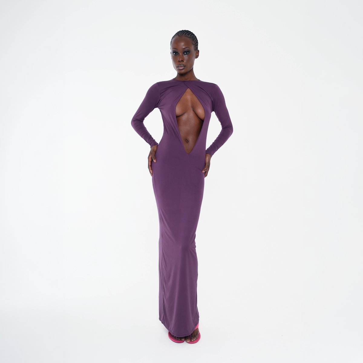 Centre Slit Maxi Dress