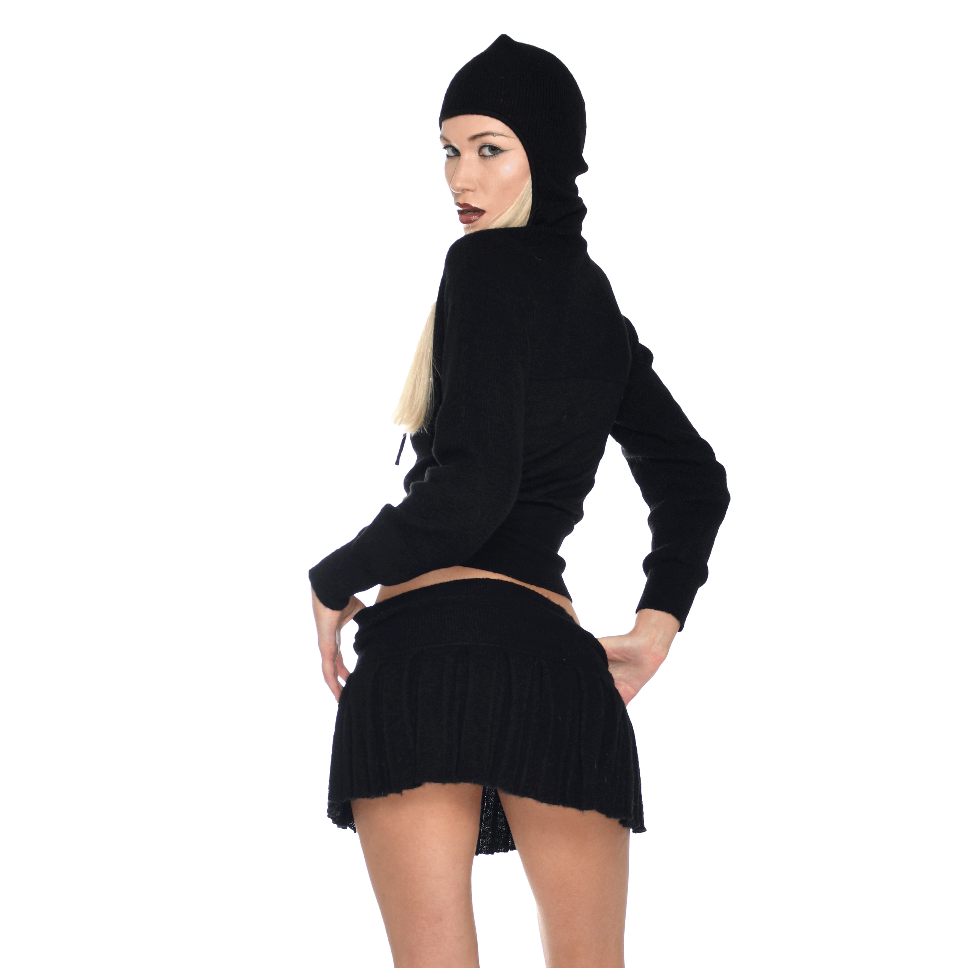 Kiki Knit Skirt – 1XBLUE