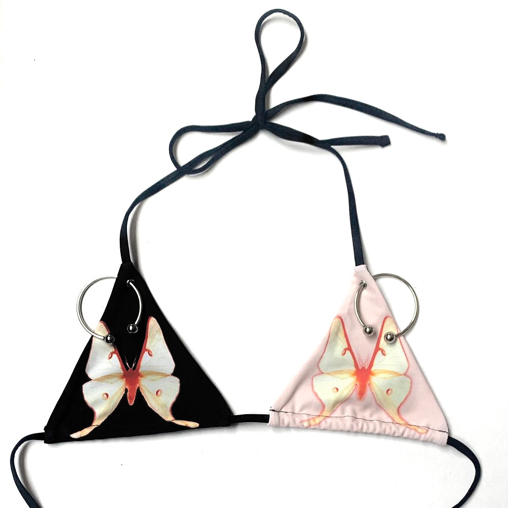 Pierced Butterfly Bikini Top