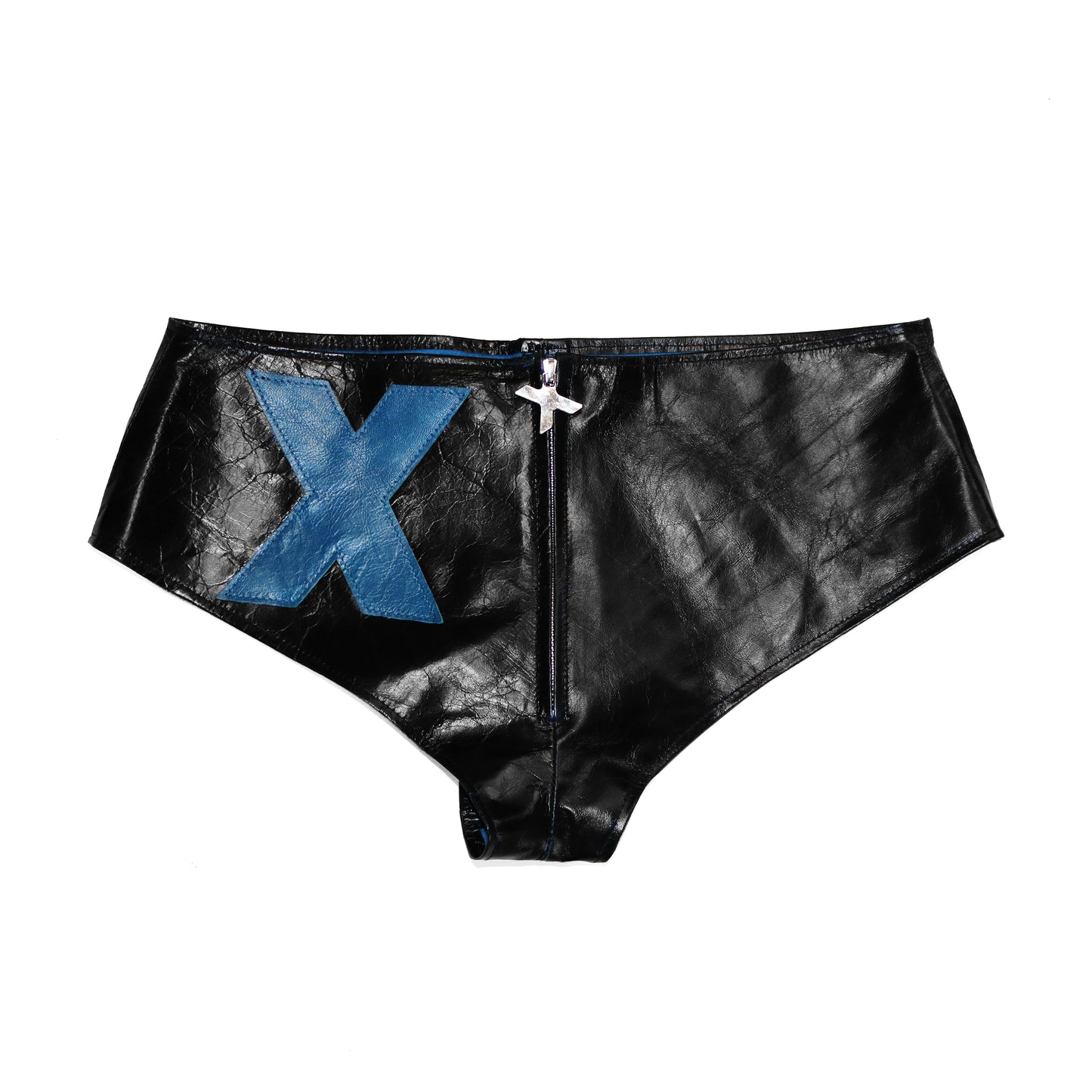 1X Leather Racer Hot Pants