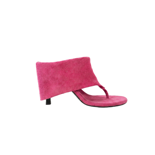 Suede Thong Heels