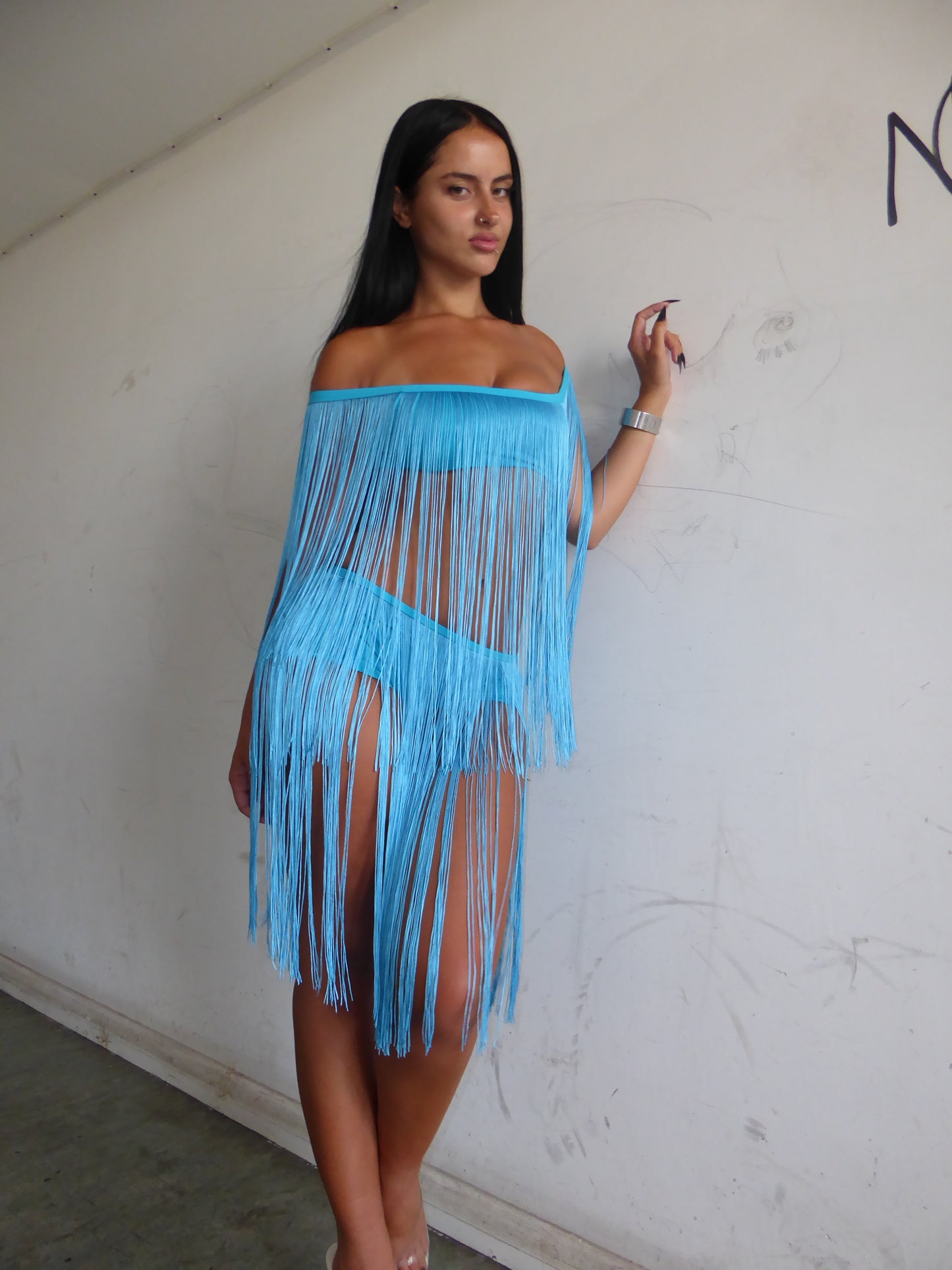 Long Fringe Hot Pants