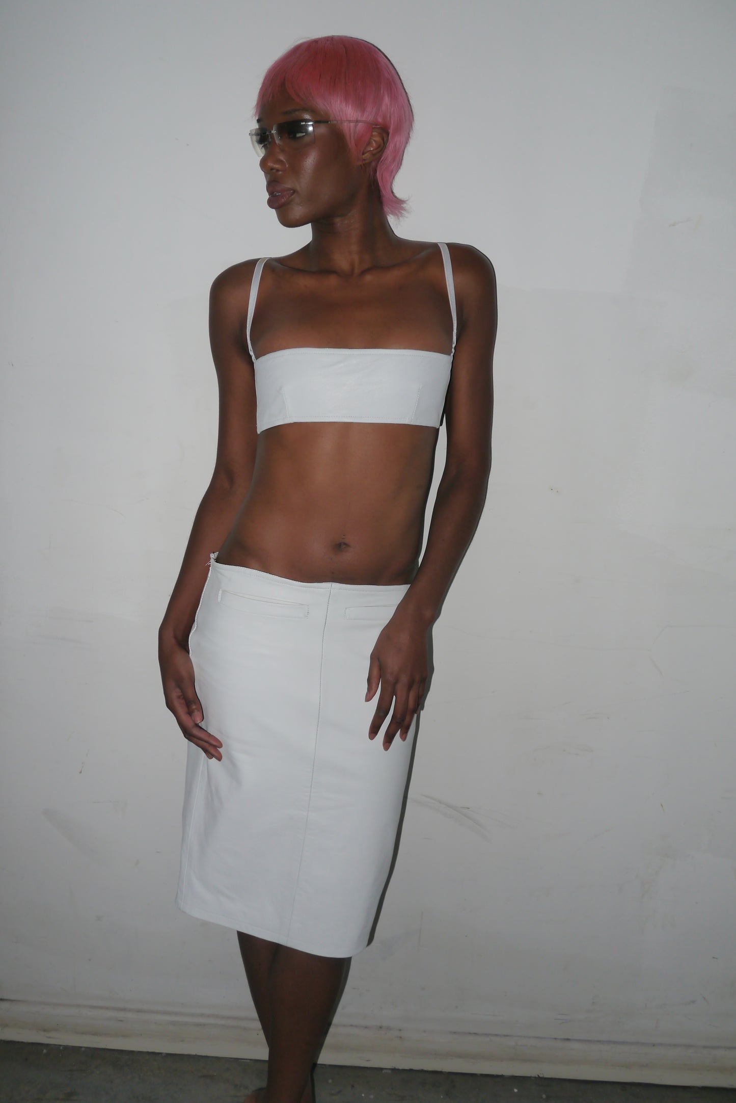 Faux Leather Pencil Skirt