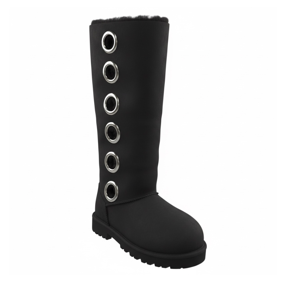 Eyelet Snow Boots