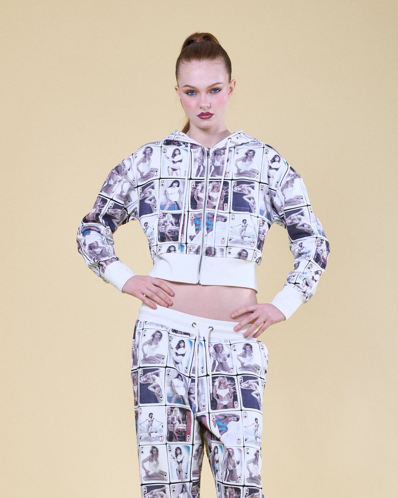 Playing Card Tracksuit Top