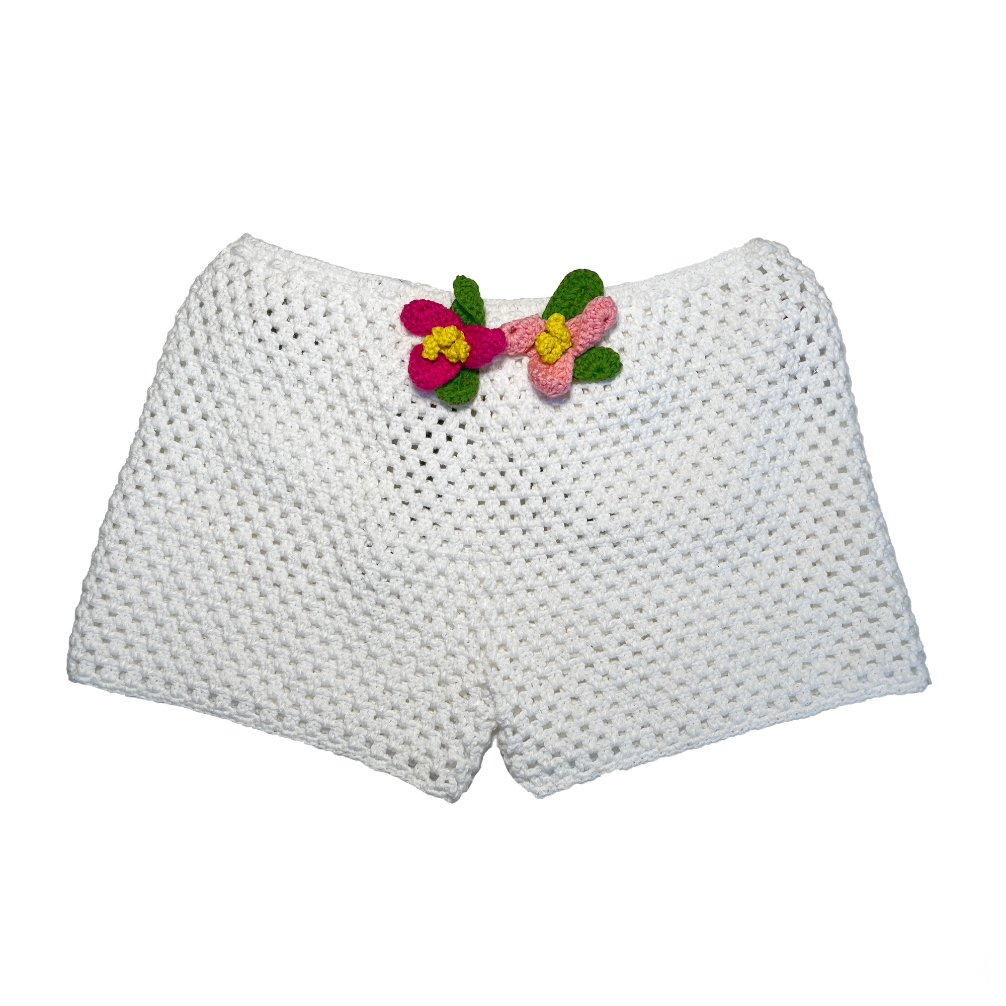Flower Crotchet Shorts