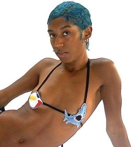 Shark Beach Ball Bikini Top
